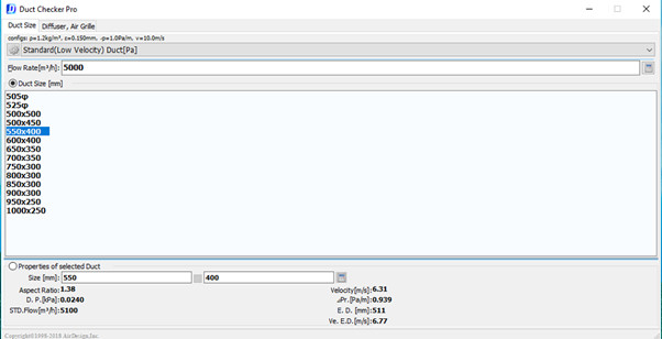 Phần mềm duct size là một phần mềm chuyên dùng tính chọn kích thước ông gió. Phần mềm này cũng rất hữu ích và được đông dảo các kỹ sư cơ nhiệt lạnh áp dụng trong quá trình thiết kế thi công hệ thống thông gió.